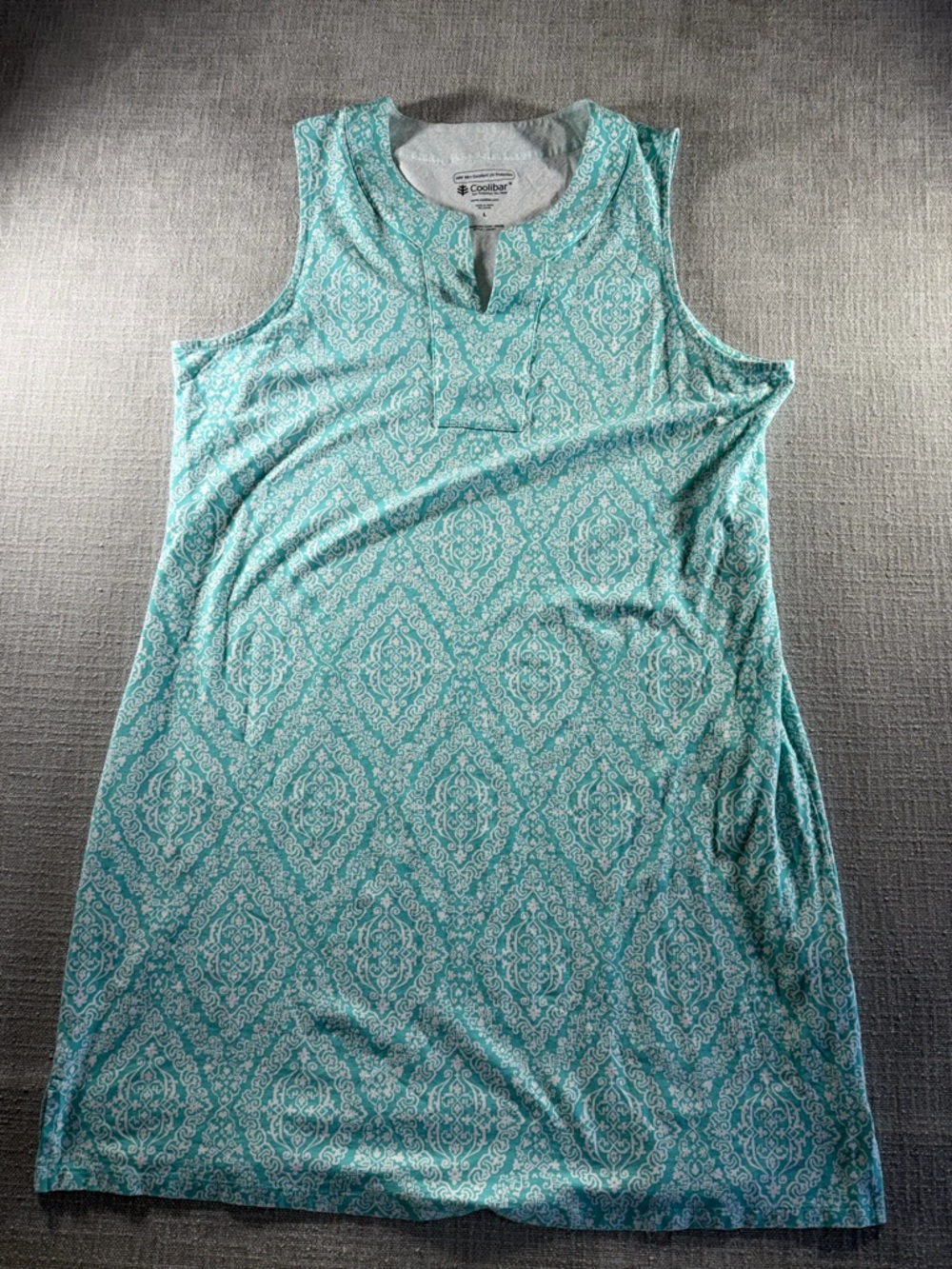 Coolibar Women's Oceanside Tank Dress size large - Picture 2 of 9